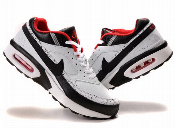 New Men'S Nike Air Max Black/White
